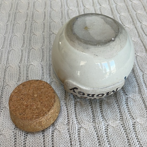 Bingo Money by Tumbleweed Pottery Handcrafted Blue & light tan glaze cork top - Picture 6 of 11